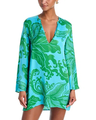 Poupette St Barth Gia Mini Dress In Green