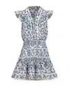 Poupette St Barth Girls' Anais Paisley Floral Mini Dress - Little Kid, Big Kid In Black