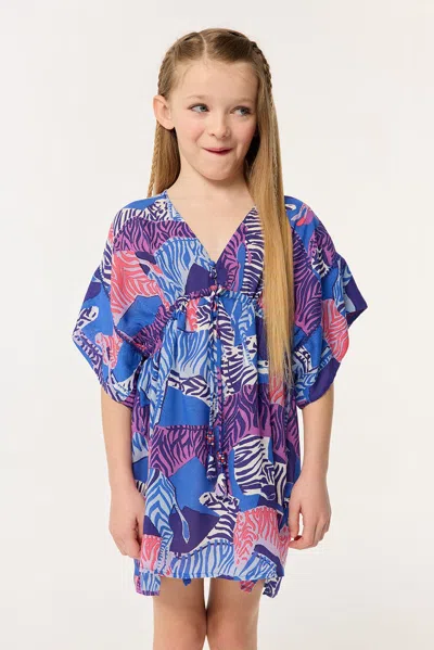 Poupette St Barth Kids' Kaftan Amaya For Girls In Multi