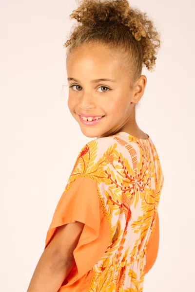Poupette St Barth Kaftan Amaya For Girls In Multi