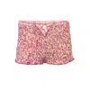 Poupette St Barth Kids V Shorts Pink Je T'aime