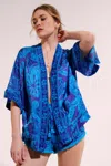 Poupette St Barth Kimono Bel In Blue