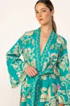 Poupette St Barth Kimono Lea In Green