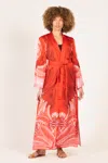 Poupette St Barth Kimono Lea In Red