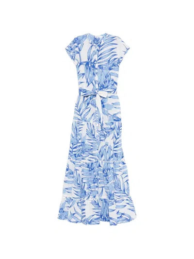 Poupette St Barth Kora Maxi Dress In Blue