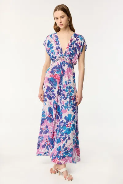 Poupette St Barth Langes Kleid Cecile In Blue