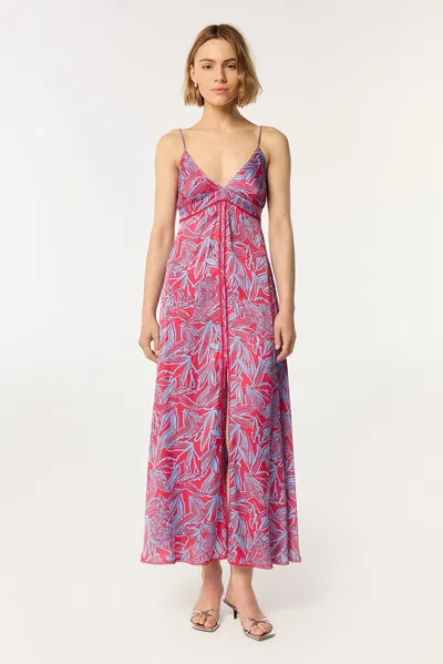 Poupette St Barth Langes Kleid Denise In Pink
