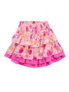 POUPETTE ST BARTH LITTLE GIRL'S & GIRL'S ARIANE FLORAL TIERED SKIRT