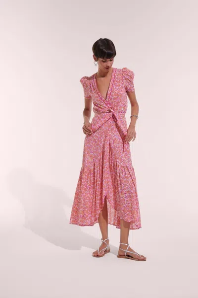 Poupette St Barth Long Dress Baba In Multi