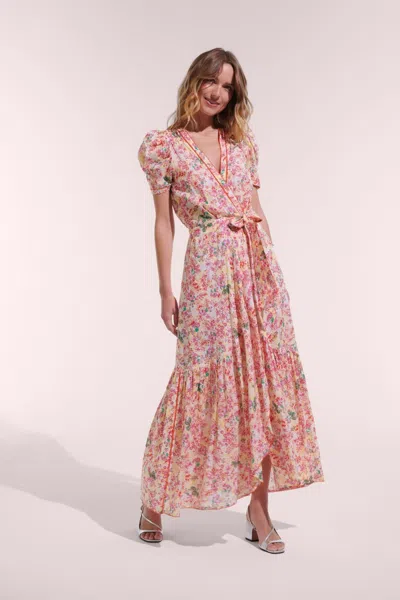 Poupette St Barth Long Dress Baba In Pink