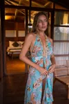 Poupette St Barth Long Dress Caliz