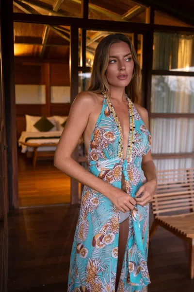 Poupette St Barth Long Dress Caliz