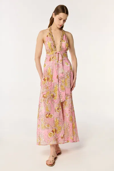 Poupette St Barth Long Dress Caliz