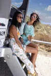 Poupette St Barth Long Dress Calla In Green Equator