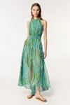 Poupette St Barth Langes Kleid Clea In Green