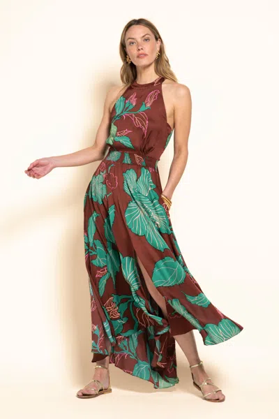 Poupette St Barth Long Dress Clea In Multi