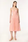 Poupette St Barth Long Dress Coco In Pink