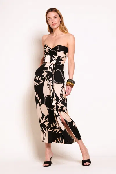 Poupette St Barth Long Dress Collina In Black