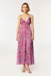Poupette St Barth Langes Kleid Denise In Pink