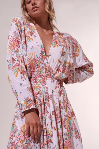 Poupette St Barth Long Dress Ilona In White