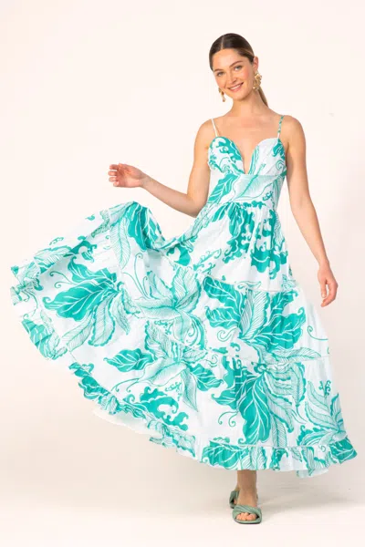 Poupette St Barth Long Dress Milena In Multi