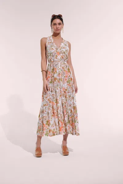 Poupette St Barth Long Dress Nana In Multi