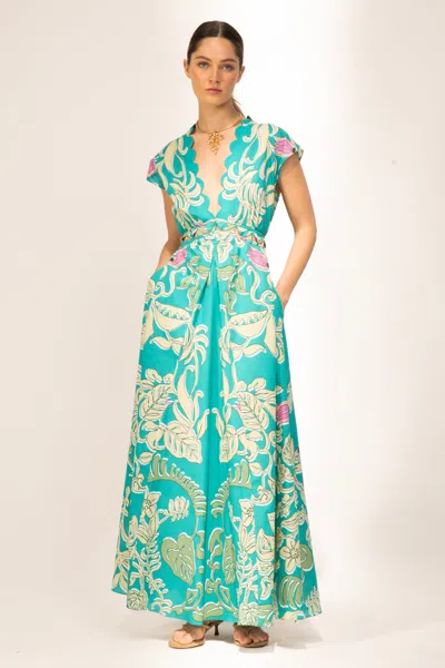 Poupette St Barth Long Dress Noreen In Multi