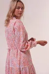 Poupette St Barth Long Dress Rita In Pink