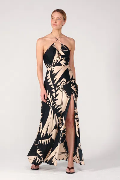 Poupette St Barth Long Dress Stella In Black