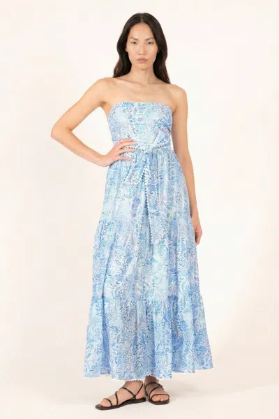 Poupette St Barth Long Dress Thelma In Multi