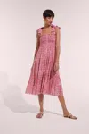 Poupette St Barth Long Dress Triny In Pink