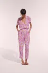 Poupette St Barth Long Jumpsuit Becky In Multi