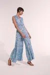 Poupette St Barth Long Jumpsuit Belene In Blue