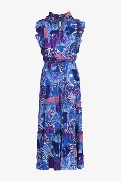 Poupette St Barth Long Jumpsuit Belene For Girls In Blue