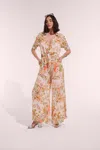 Poupette St Barth Long Jumpsuit Bettina In Multi
