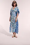 Poupette St Barth Long Kaftan Amaya