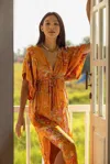 Poupette St Barth Long Kaftan Amaya In Multi