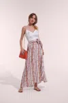Poupette St Barth Long Skirt Bilitis In Multi