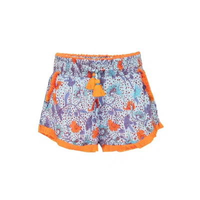 Poupette St Barth Lulu Boxer Short Kids Sky Blue Clary