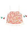 Poupette St Barth Mara Floral Top In Pink