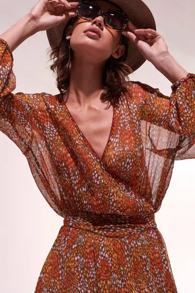 Poupette St Barth Mini Dress Adela In Blue