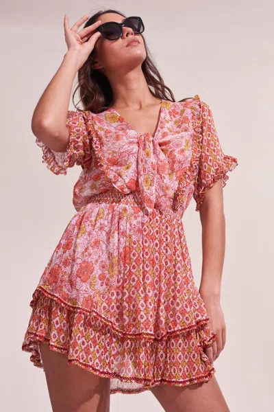 Poupette St Barth Mini Dress Alyson In Pink
