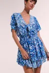 Poupette St Barth Mini Dress Alyson In Blue