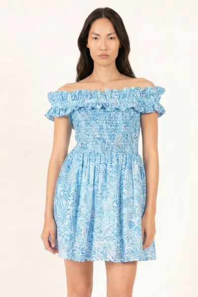Poupette St Barth Mini Dress Amber In Multi