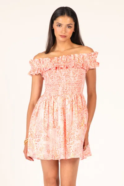 Poupette St Barth Mini Dress Amber In Multi