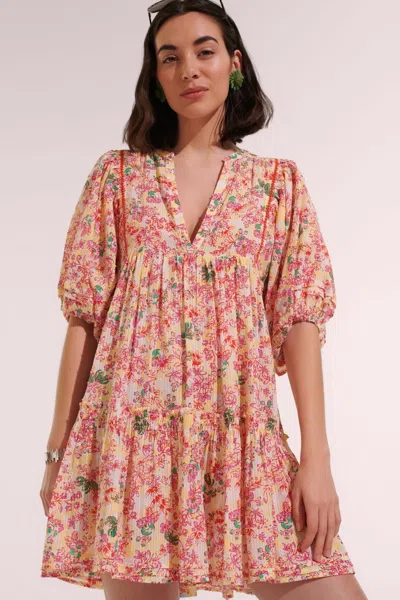 Poupette St Barth Mini Dress Aria In Pink
