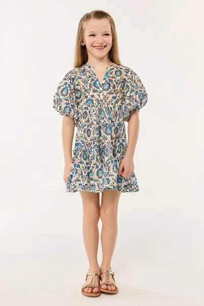 Poupette St Barth Mini Dress Aria For Girls In Black Victorian