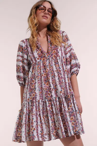 Poupette St Barth Mini Dress Aria In Purple