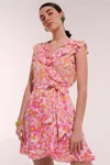 Poupette St Barth Mini Dress Aude In Pink