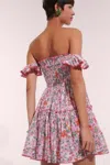 Poupette St Barth Mini Dress Aurora In Pink